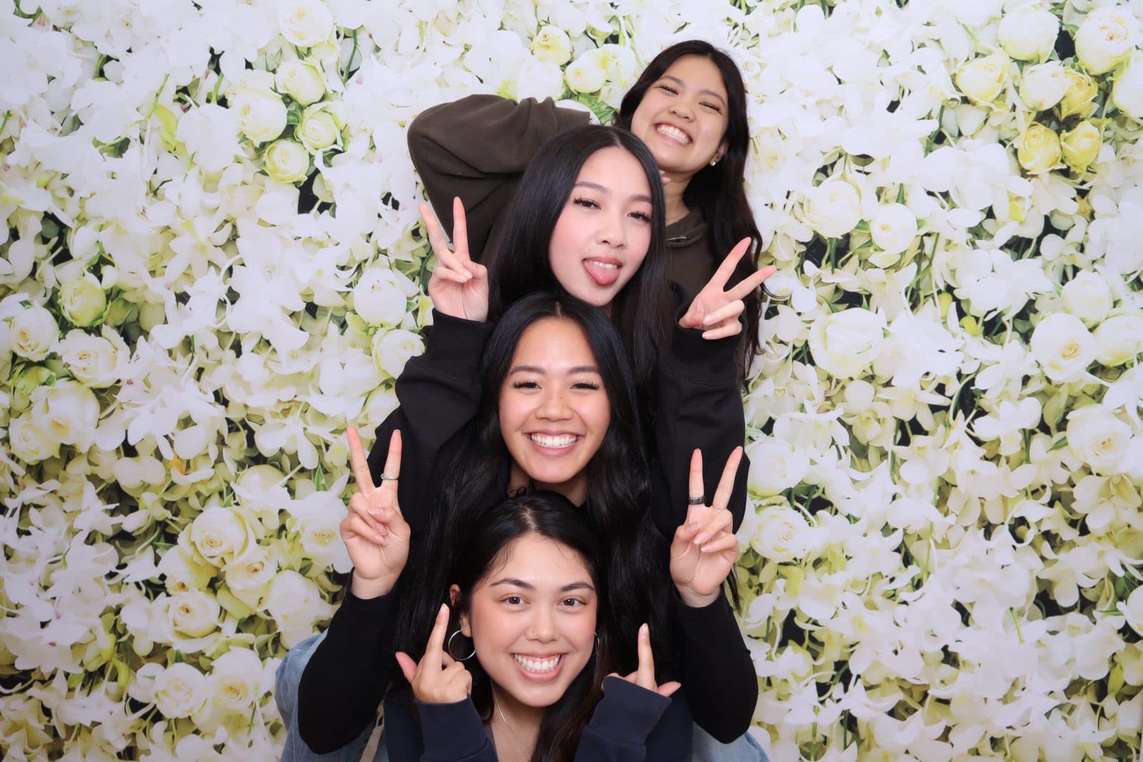 A wedding photo booth moment captured by Shutter Bar