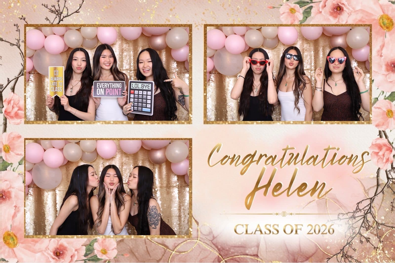 Guests at a corporate Shutter Bar photo booth